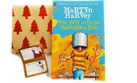 The Boy with the Saucepan Hat by Martyn Harvey pre-wrapped (Christmas Trees)